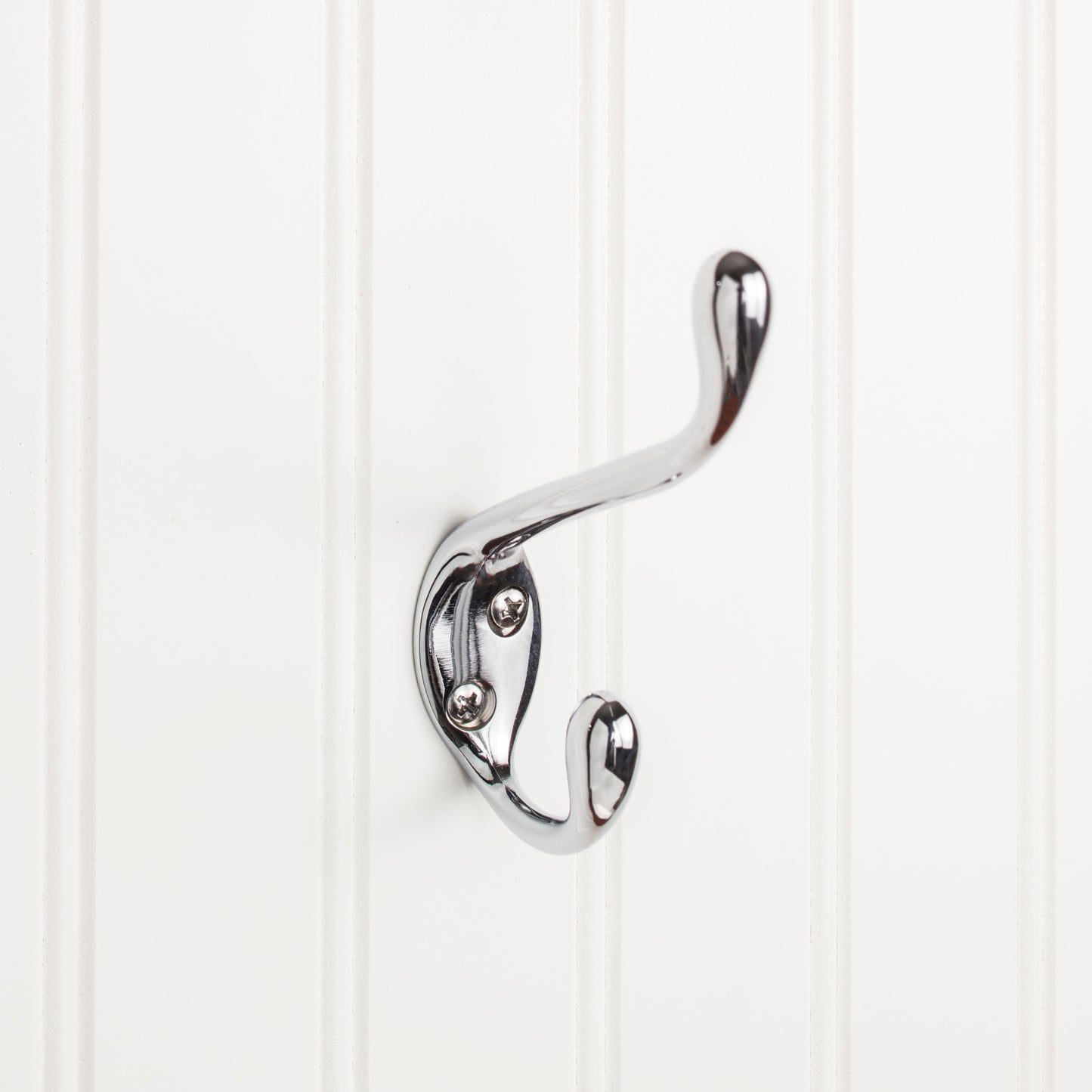 ELEMENTS YD40-450PC Elements Wall Double Hook - Polished Chrome