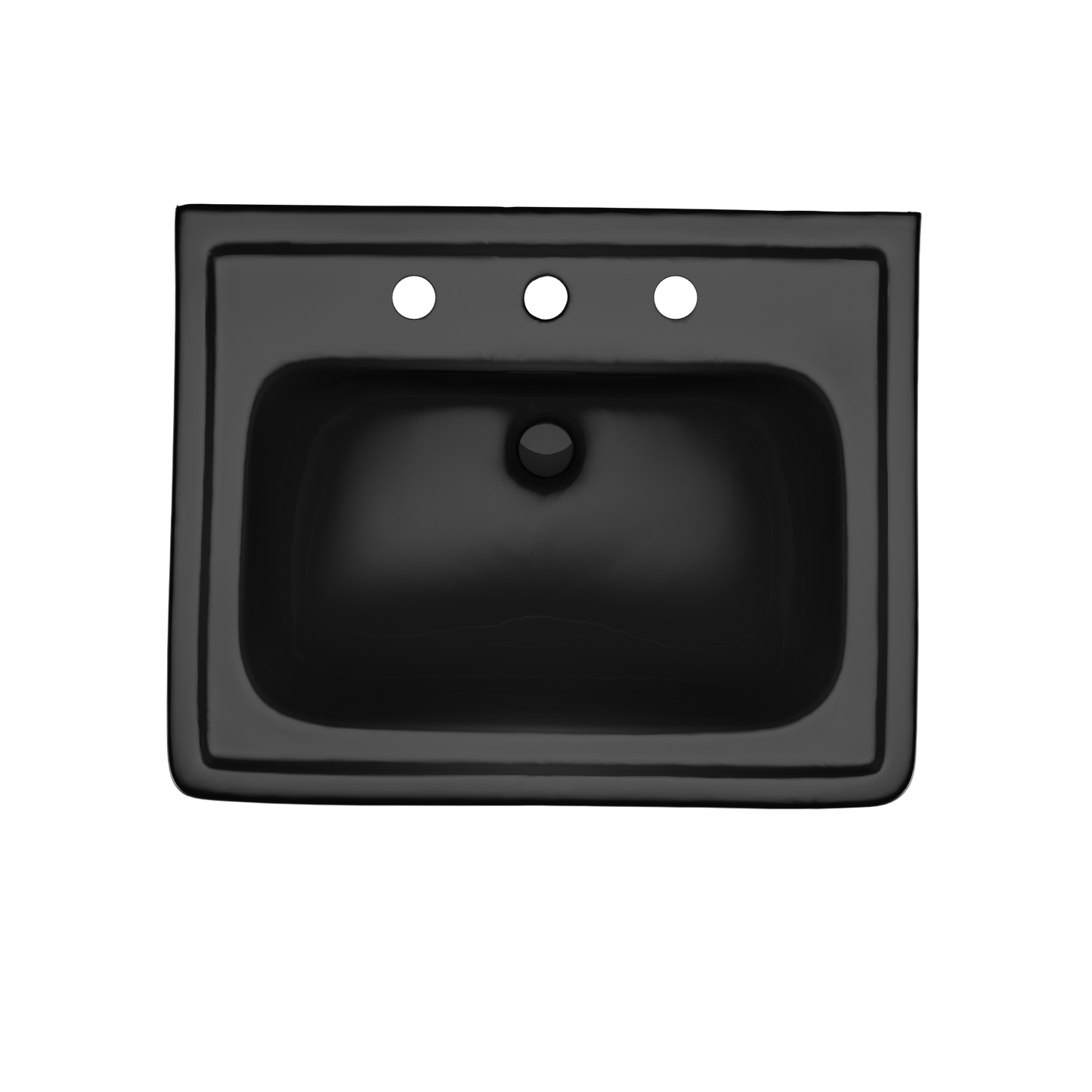 TOTO LPT532.8N#51 Promenade 24" X 19-1/4" Rectangular Pedestal Bathroom Sink For 8 Inch Center Faucets - Ebony