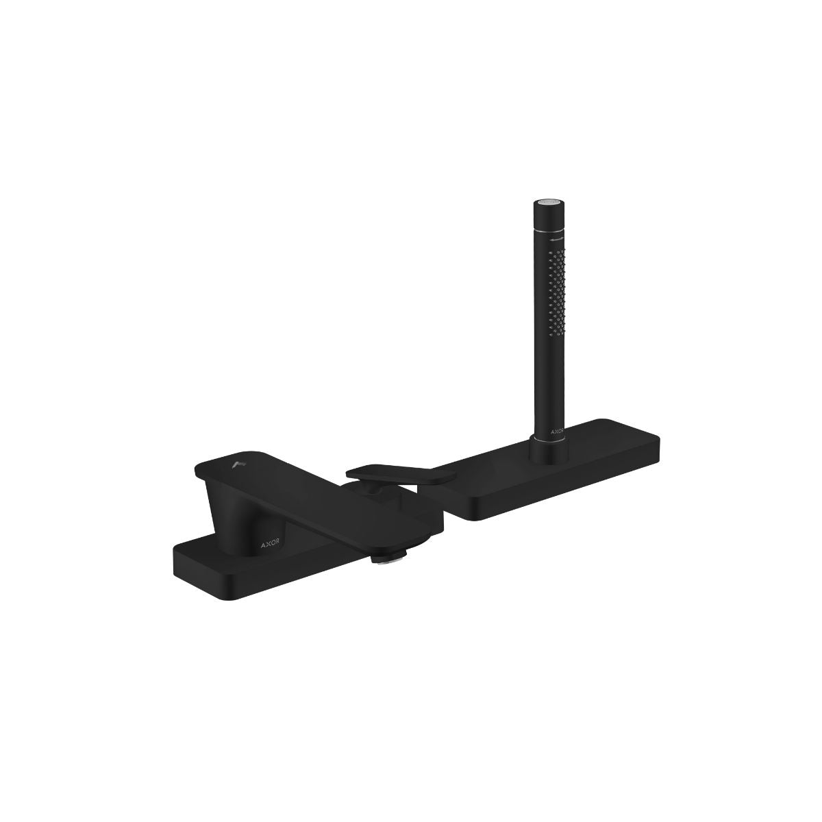 AXOR 49430671 Citterio C 3-Hole Roman Tub Set Trim with 1.75 GPM Handshower and Sbox - Matte Black