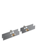 AXOR 42841000 Universal SoftSquare Mounting Set for Two-Sided Glass Installation - Chrome