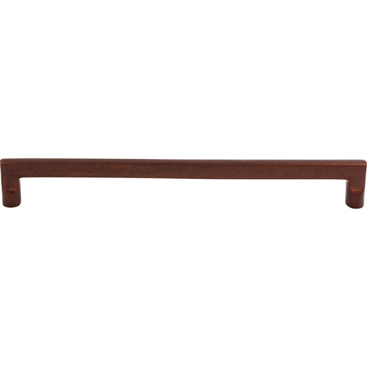 TOP KNOBS M1378 Aspen Flat Sided 12" Center to Center Appliance Pull - Mahogany Bronze