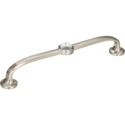 ATLAS 345-BRN Legacy Crystal 5 1/16" Center to Center Bar Pull - Brushed Nickel