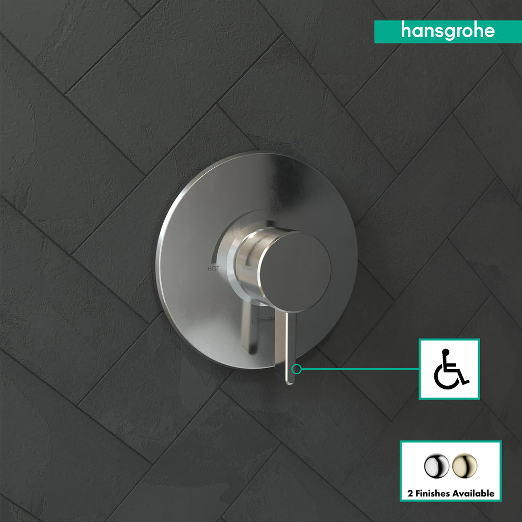 HANSGROHE 04233000 Ecostat Pressure Balance Trim S - Chrome
