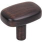 JEFFREY ALEXANDER 329L-DBAC Loxley 1-1/2" Length Rectangle Knob - Brushed Oil Rubbed Bronze