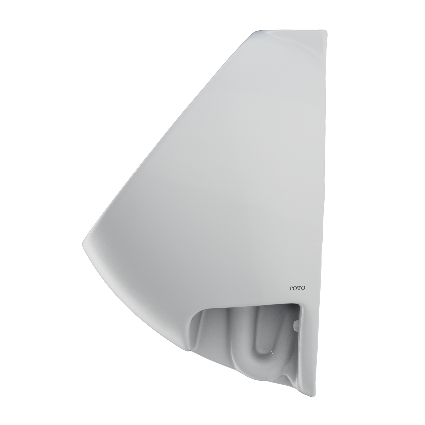 TOTO UT105UVG#01 Wall-Mount ADA Compliant 0.125 GPF Urinal with Back Spud Inlet and CEFIONTECT Glaze , Cotton White