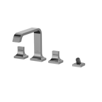TOTO TBG08202U#CP Gc Two-Handle Deck-Mount Roman Tub Filler Trim With Handshower - Polished Chrome