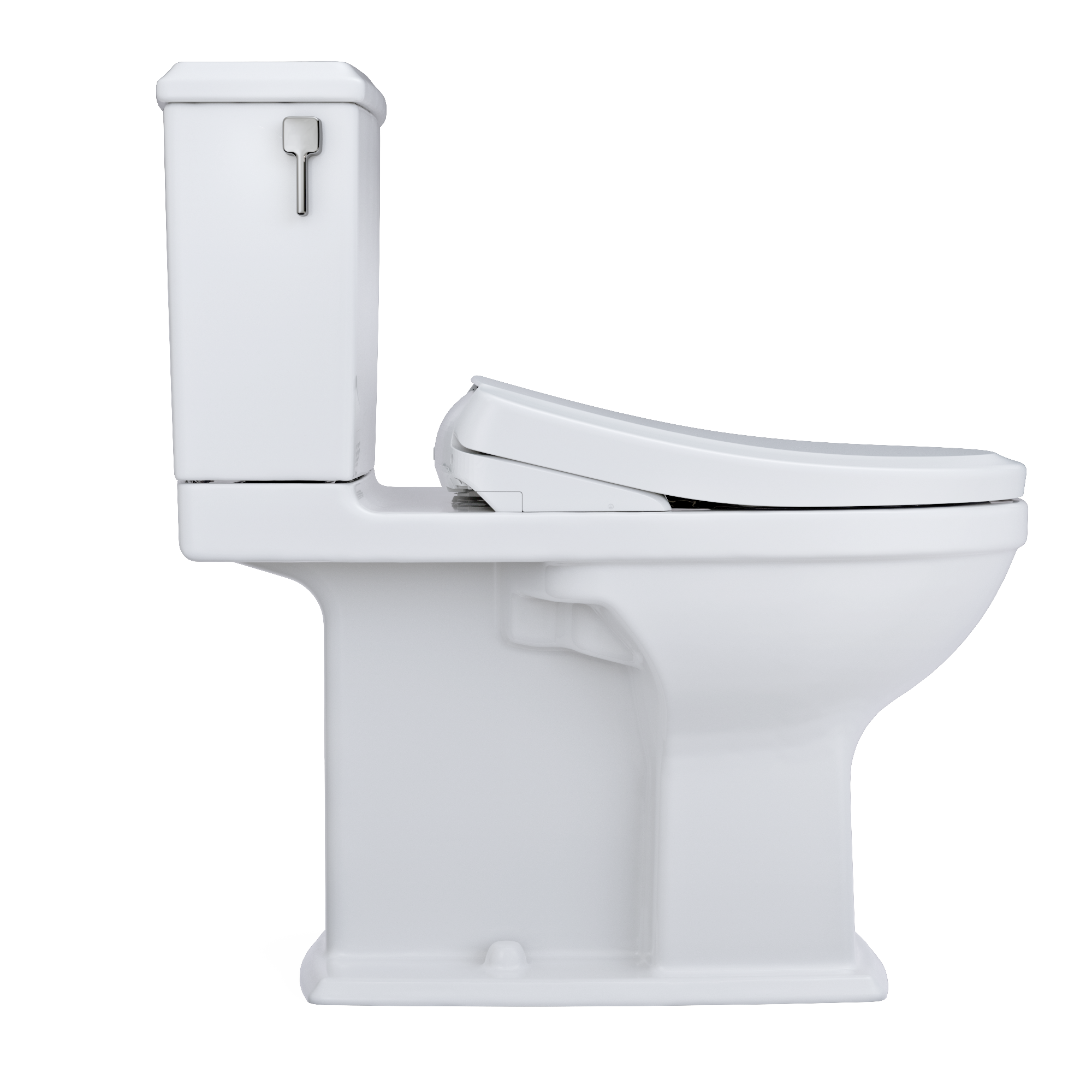 TOTO MW4944734CEMFGA#01 Washlet+ Connelly Two-Piece Elongated Dual Flush 1.28 And 0.9 Gpf Toilet - Cotton White
