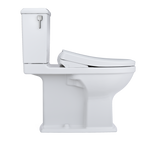 TOTO MW4944734CEMFG#01 Washlet+ Connelly Two-Piece Elongated Dual Flush 1.28 And 0.9 Gpf Toilet And Classic Washlet S7A Classic Bidet Seat - Cotton White