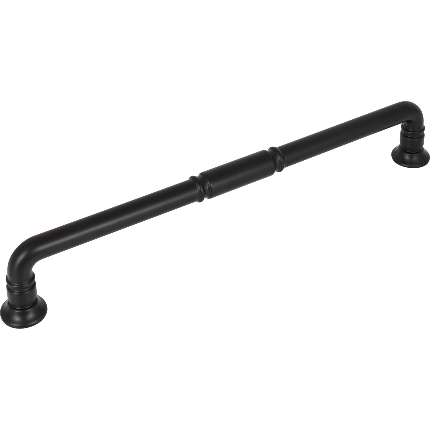 TOP KNOBS TK1008BLK Kent 12" Center to Center Appliance Pull - Flat Black