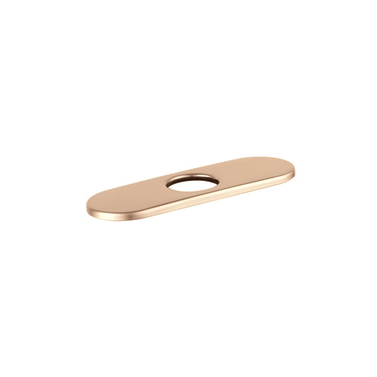 HANSGROHE 06490140 E&S Accessories Base Plate for Contemporary Single-Hole Faucets, 6" - Brushed Bronze
