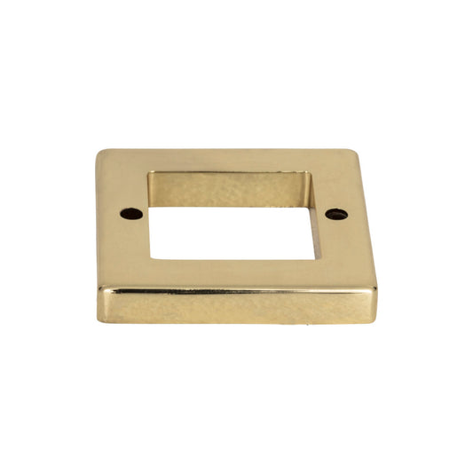 ATLAS 392-FG Tableau Square Pull Backplate , French Gold