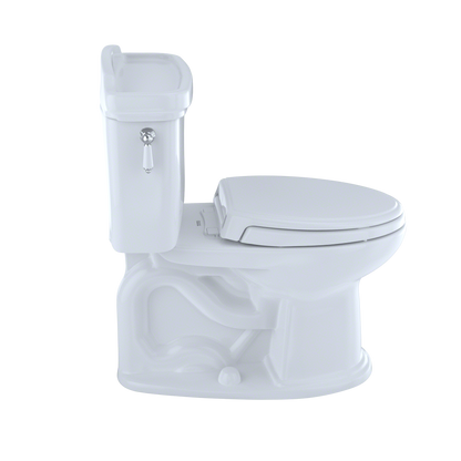 TOTO CST754EF#01 Eco Dartmouth Two-Piece Elongated 1.28 GPF Universal Height Toilet , Cotton White