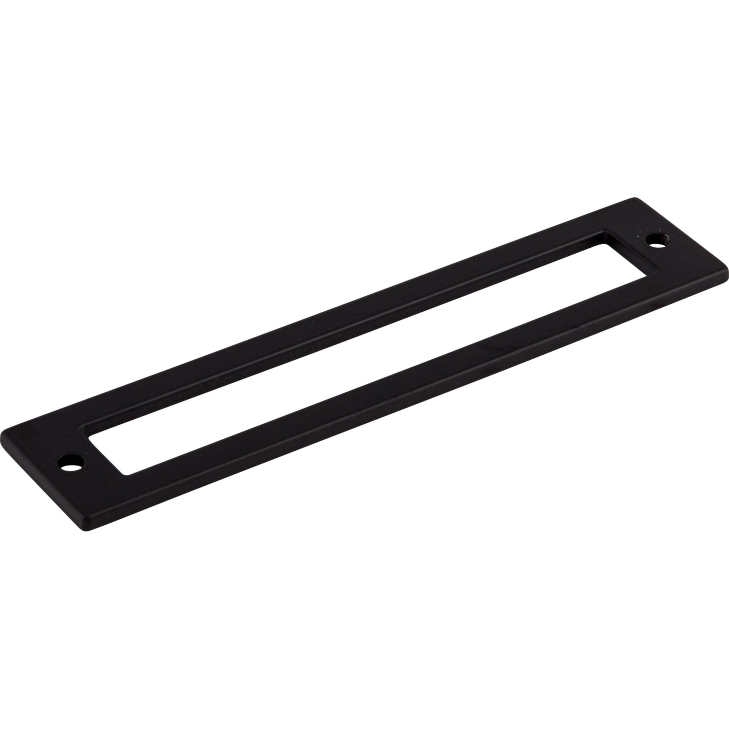 TOP KNOBS TK925BLK Hollin Pull Backplate - Flat Black