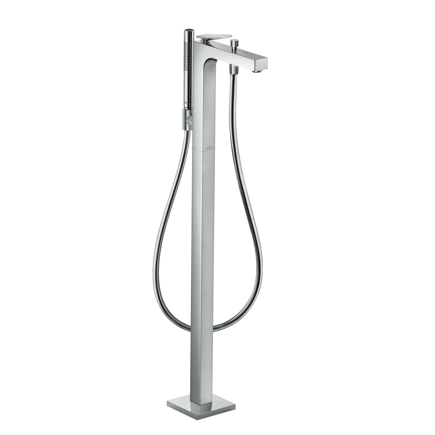 AXOR Citterio Freestanding Tub Filler Trim with 1.75 GPM Handshower- Rhombic Cut in Chrome