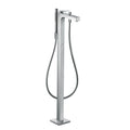 AXOR 39471001 Citterio Freestanding Tub Filler Trim with 1.75 GPM Handshower- Rhombic Cut - Chrome