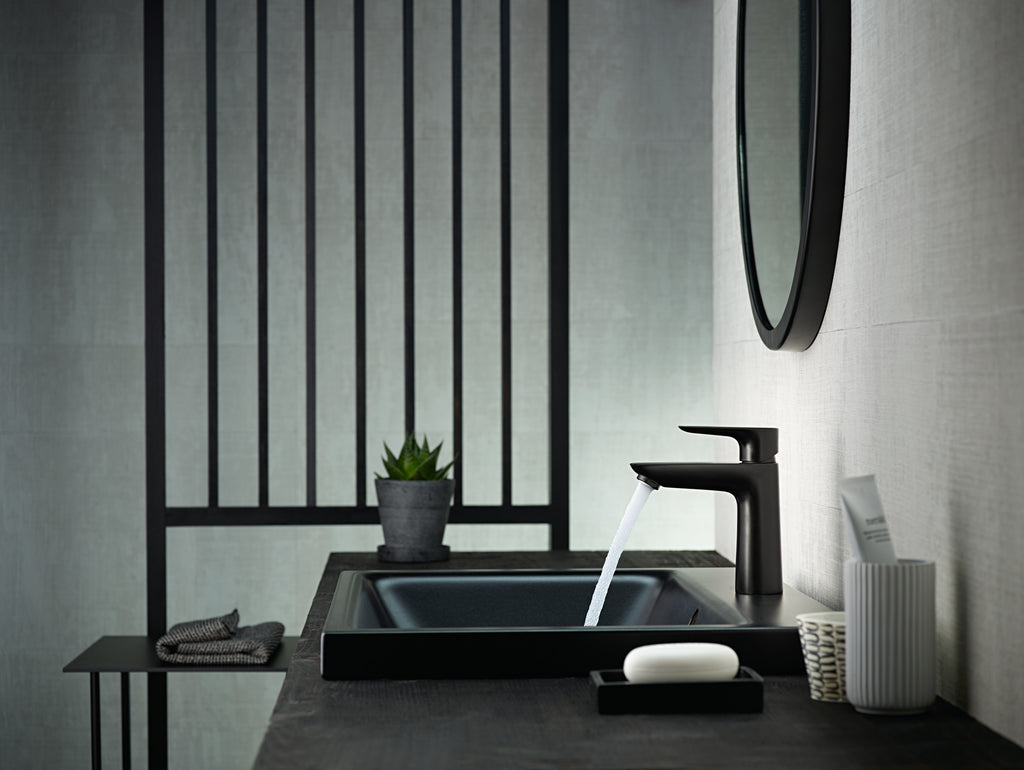 HANSGROHE 71710671 Talis E Single-Hole Faucet 110 with Pop-Up Drain, 1.2 GPM - Matte Black