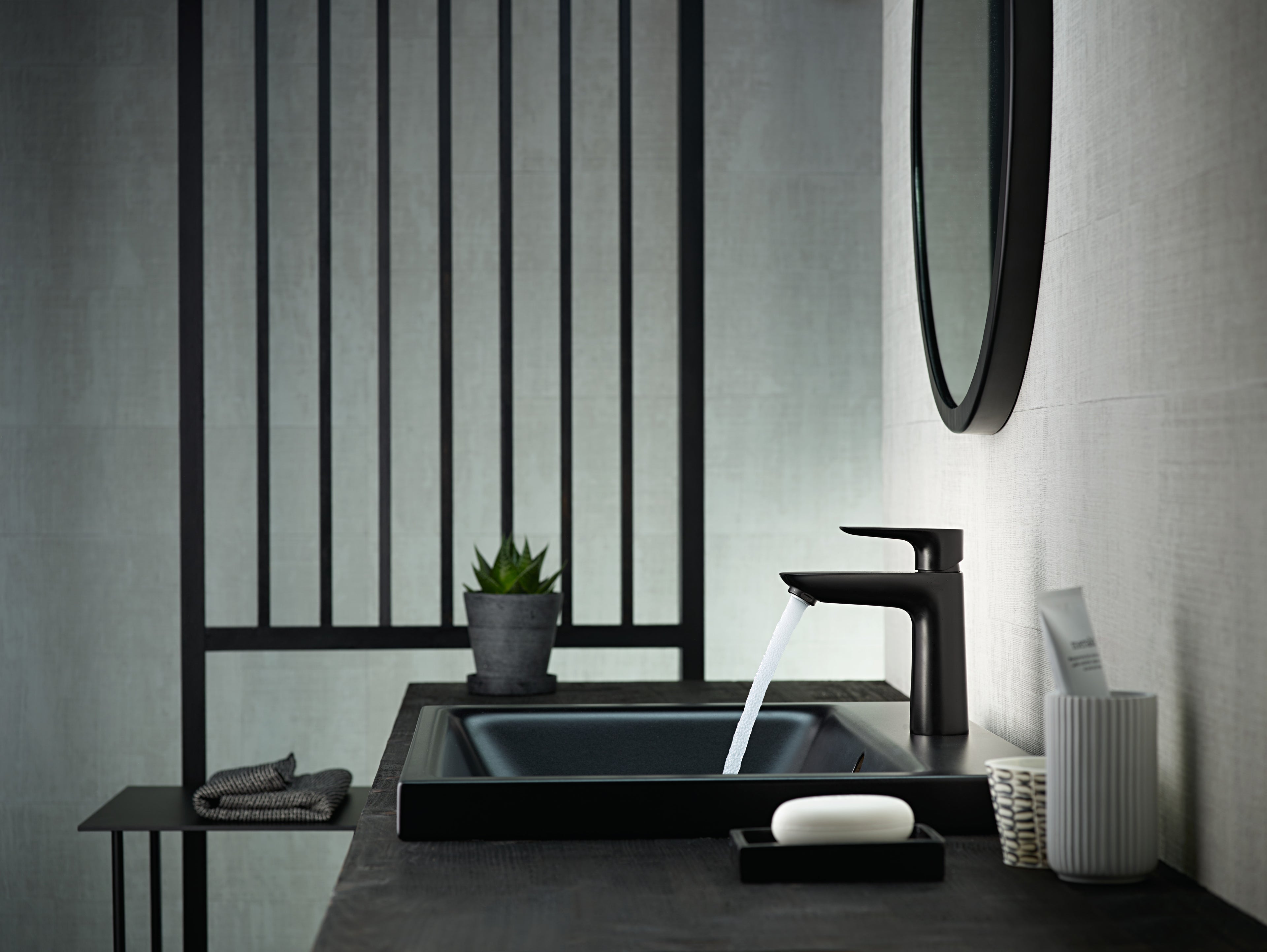 HANSGROHE 71710671 Talis E Single-Hole Faucet 110 with Pop-Up Drain, 1.2 GPM - Matte Black