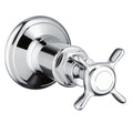 AXOR 16873001 Montreux Volume Control Trim with Cross Handle - Chrome