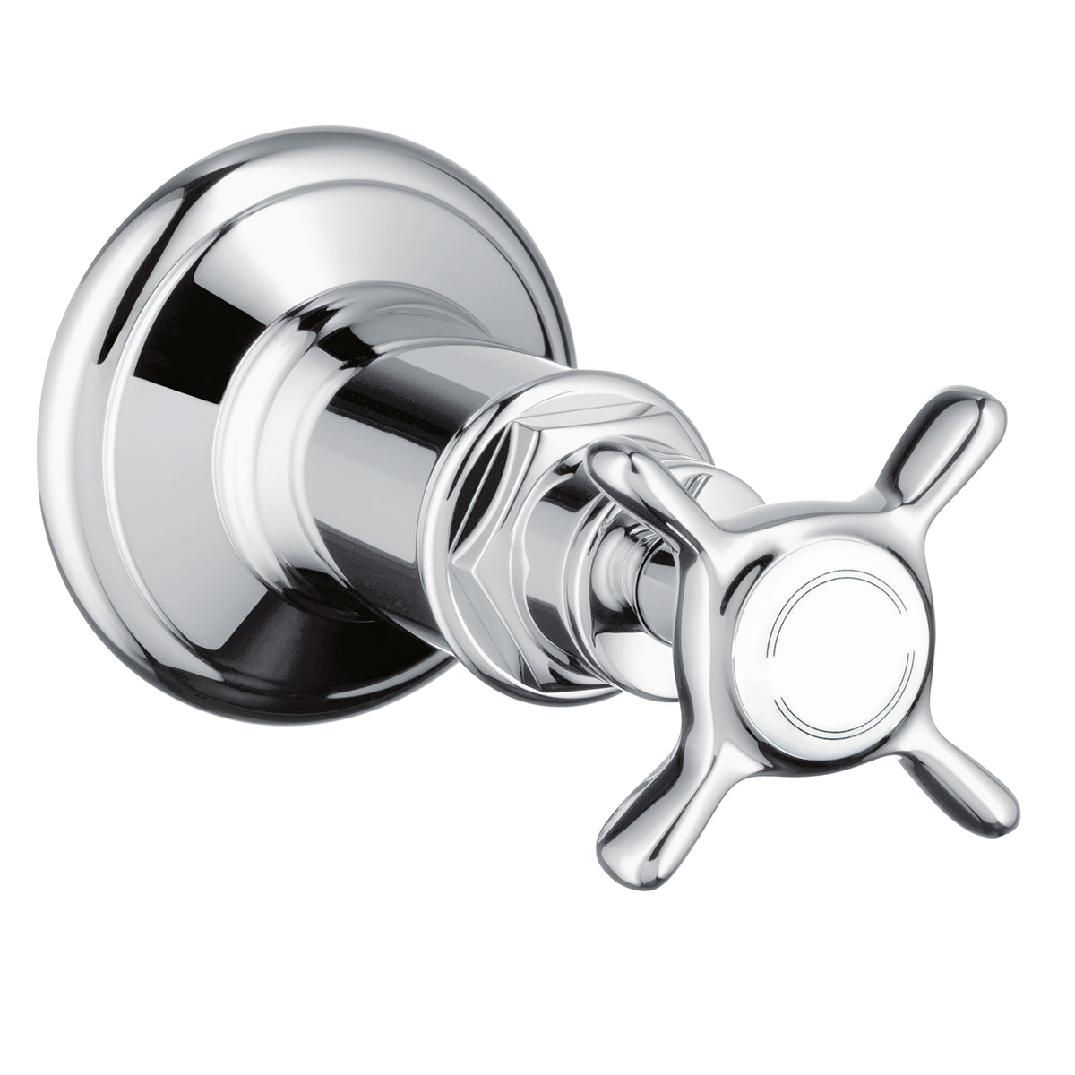AXOR 16873001 Montreux Volume Control Trim with Cross Handle - Chrome