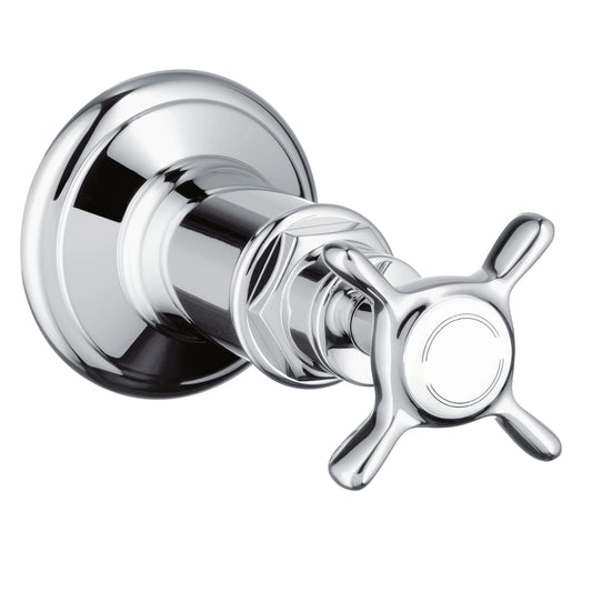 AXOR 16873001 Montreux Volume Control Trim with Cross Handle - Chrome