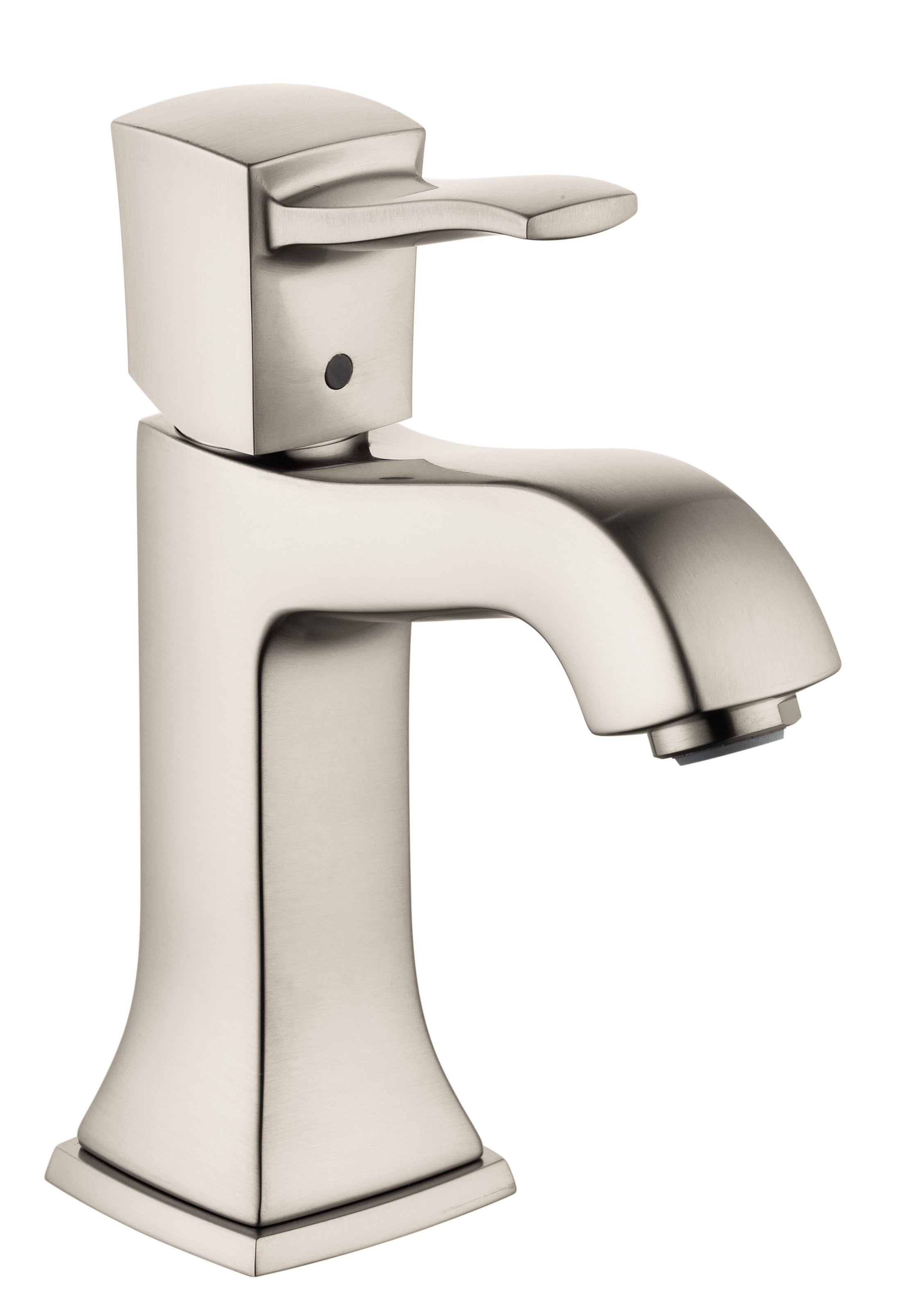 HANSGROHE 31310821 Metropol Classic Single-Hole Faucet 110 with Pop-Up Drain, 0.5 GPM - Brushed Nickel