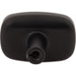 JEFFREY ALEXANDER 329L-MB Loxley 1-1/2" Length Rectangle Knob - Matte Black