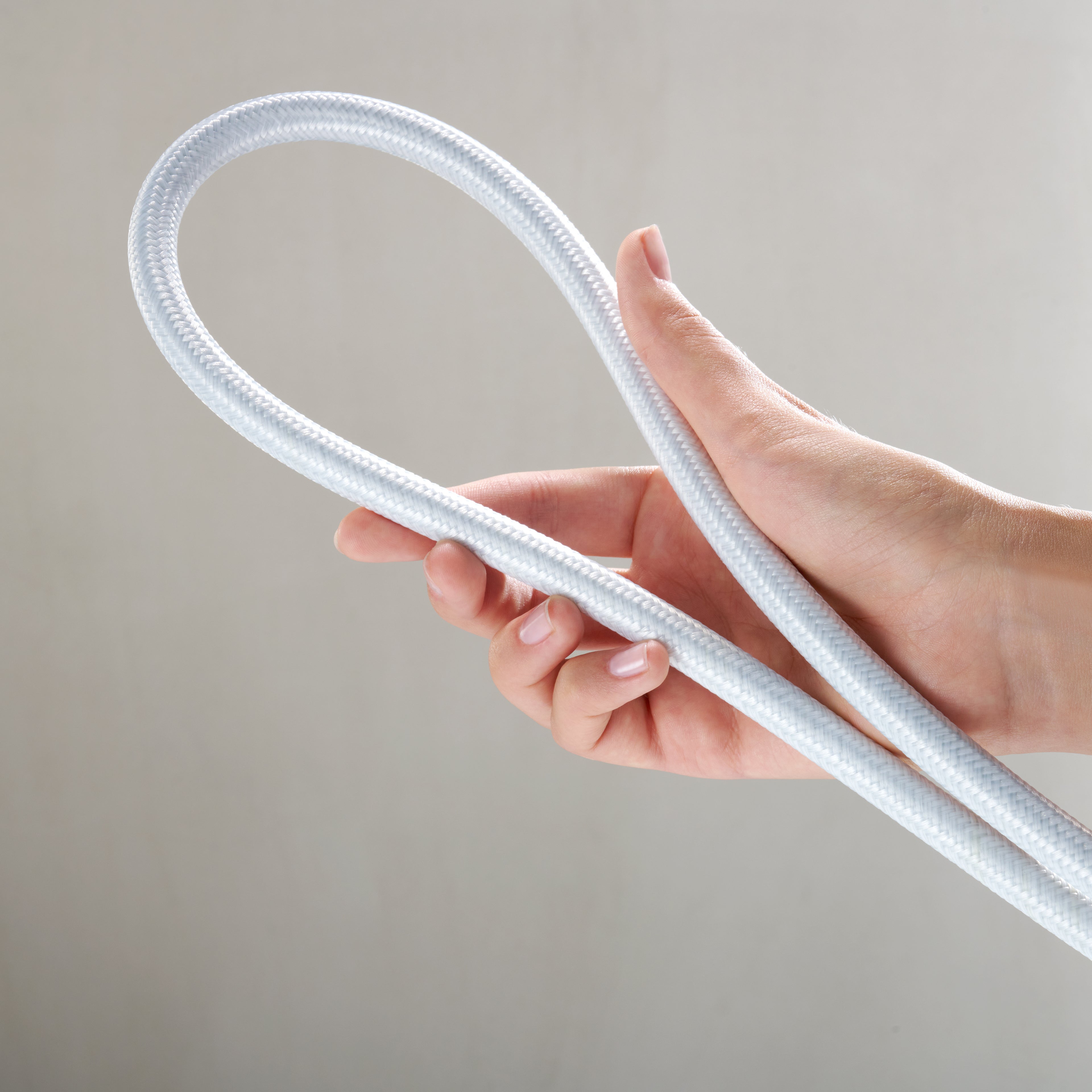 HANSGROHE 28260700 DesignFlex Textile Handshower Hose, 63" - Matte White