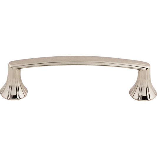 TOP KNOBS M1293 Rue 3 3/4" Center to Center Bar Pull - Polished Nickel