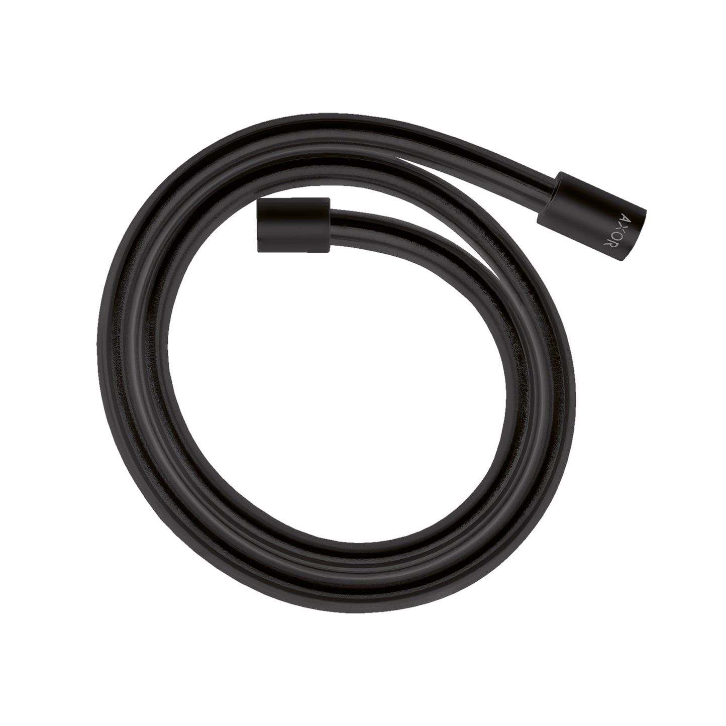 AXOR 28282670 ShowerSolutions Techniflex Hose with Cylindrical Nut, 49" - Matte Black