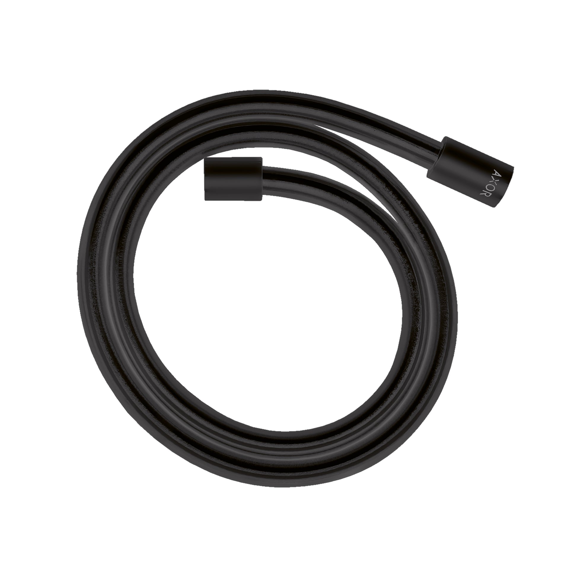 AXOR 28282670 ShowerSolutions Techniflex Hose with Cylindrical Nut, 49" - Matte Black