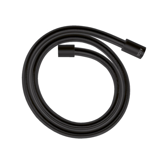AXOR 28282670 ShowerSolutions Techniflex Hose with Cylindrical Nut, 49" - Matte Black