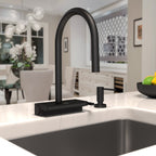 HANSGROHE 73837671 Aquno Select HighArc Kitchen Faucet, 3-Spray Pull-Down, 1.75 GPM - Matte Black