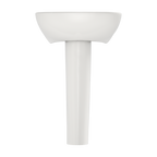 TOTO LPT241.4G#11 Supreme Oval Basin Pedestal Bathroom Sink With Cefiontect For 4 Inch Center Faucets - Colonial White