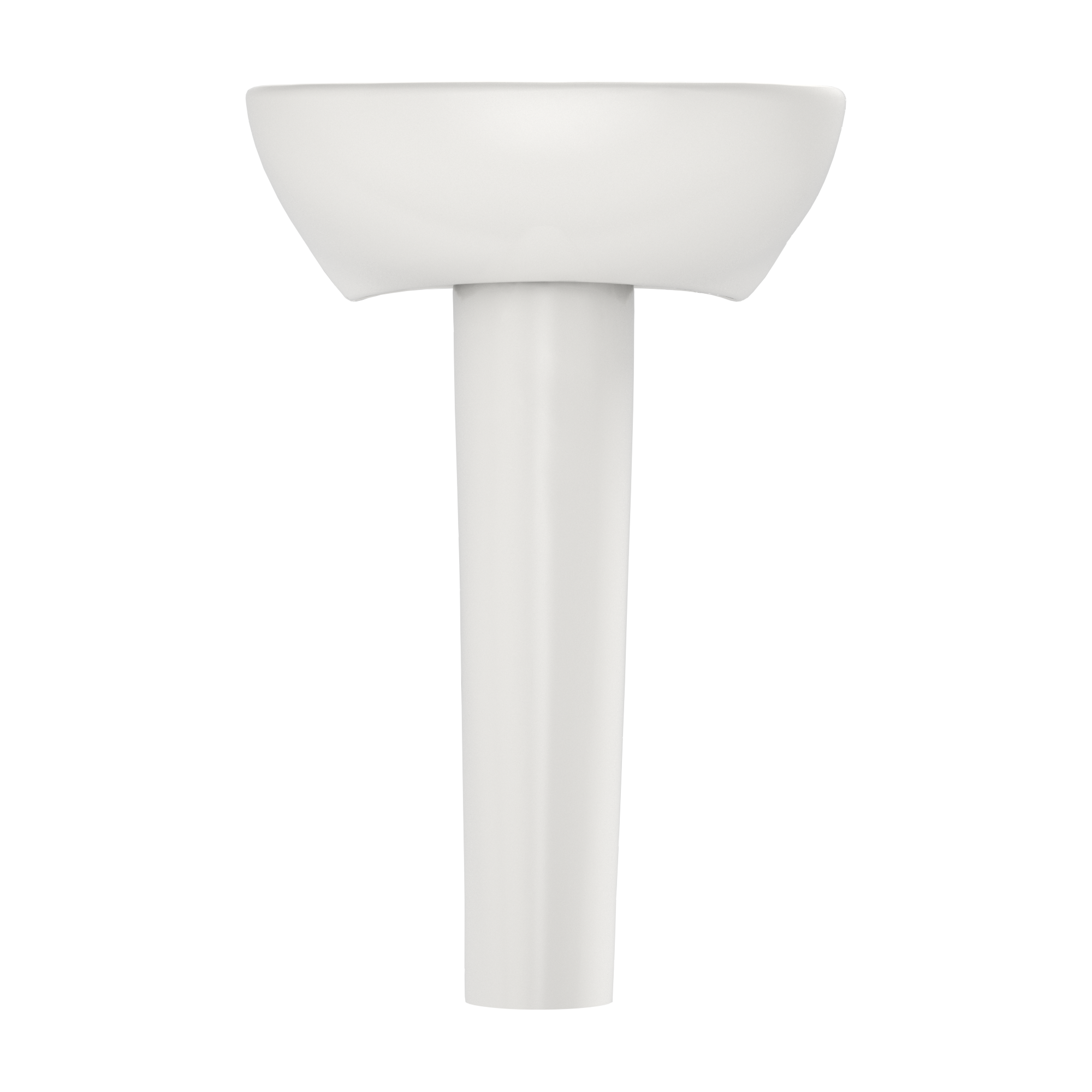 TOTO LPT241.4G#11 Supreme Oval Basin Pedestal Bathroom Sink With Cefiontect For 4 Inch Center Faucets - Colonial White