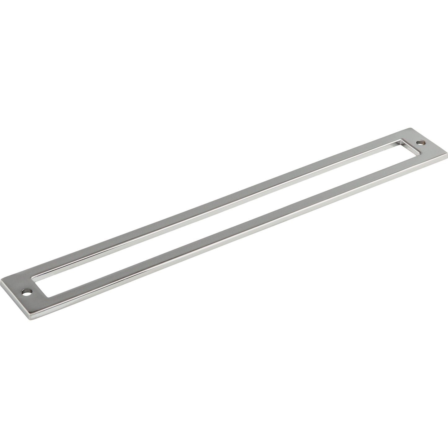 TOP KNOBS TK928PC Hollin Pull Backplate - Polished Chrome