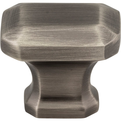 JEFFREY ALEXANDER 165BNBDL Ella 1-1/4" Length Rectangle Knob - Brushed Pewter