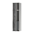 HANSGROHE 56060800 XtraStoris Rock Recessed Toilet Brush Holder with Shelf & Tileable Door - Brushed Stainless Steel