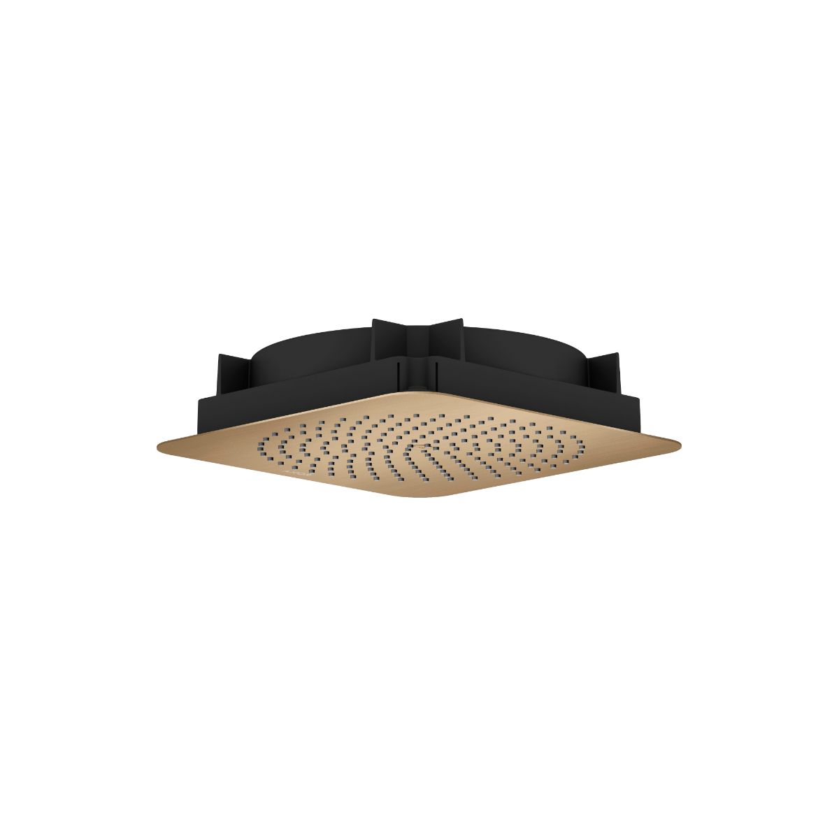 AXOR 28795141 Citterio C Showerhead 270 Square 1-Jet Flush Ceiling, 2.5 GPM - Brushed Bronze