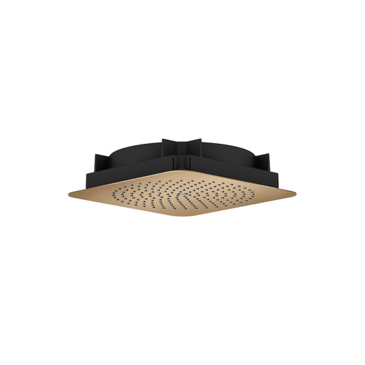 AXOR 28795141 Citterio C Showerhead 270 Square 1-Jet Flush Ceiling, 2.5 GPM - Brushed Bronze