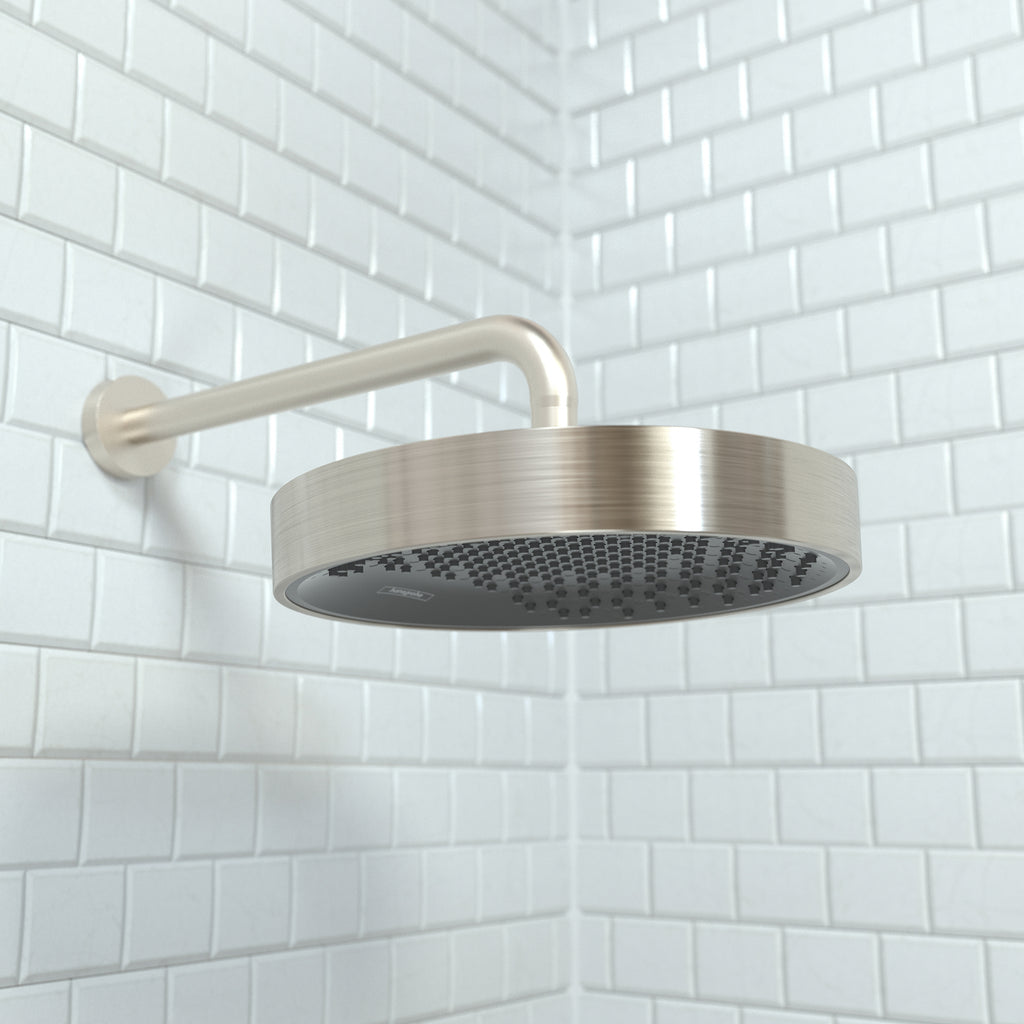 HANSGROHE 26228821 Rainfinity Showerhead 250 1-Jet, 2.5 GPM - Brushed Nickel