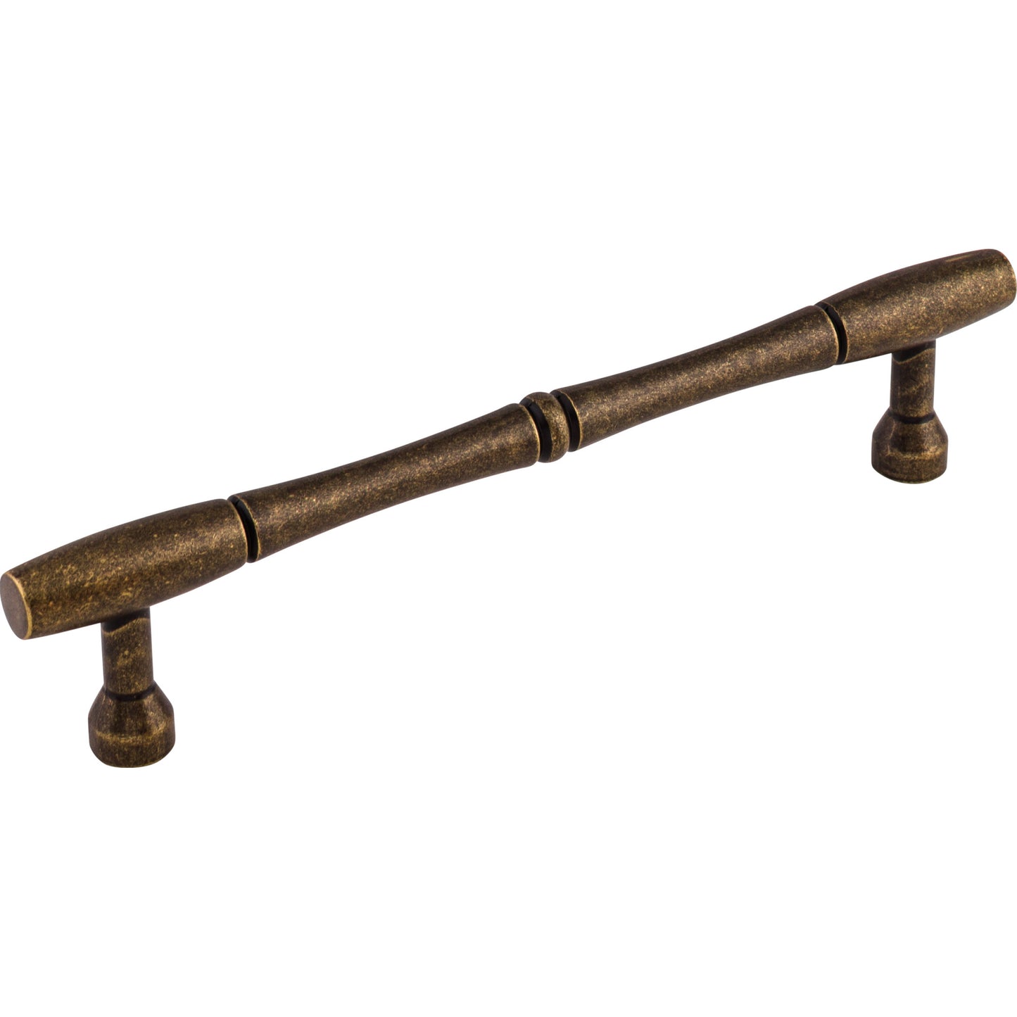 TOP KNOBS M726-7 Nouveau Bamboo 7" Center to Center Bar Pull - German Bronze