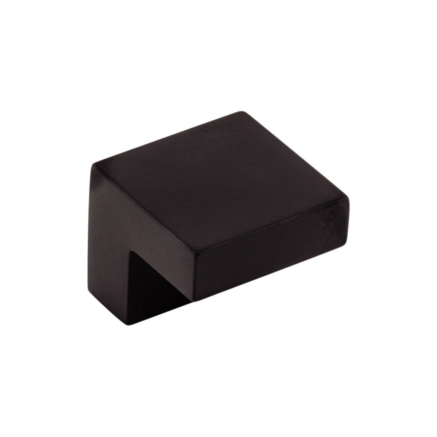 TOP KNOBS M1165 Square 1" Length Square Knob - Flat Black