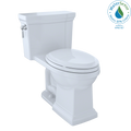 TOTO MS814224CEFG#01 Promenade Ii One-Piece Elongated 1.28 Gpf Universal Height Toilet With Cefiontect - Cotton White