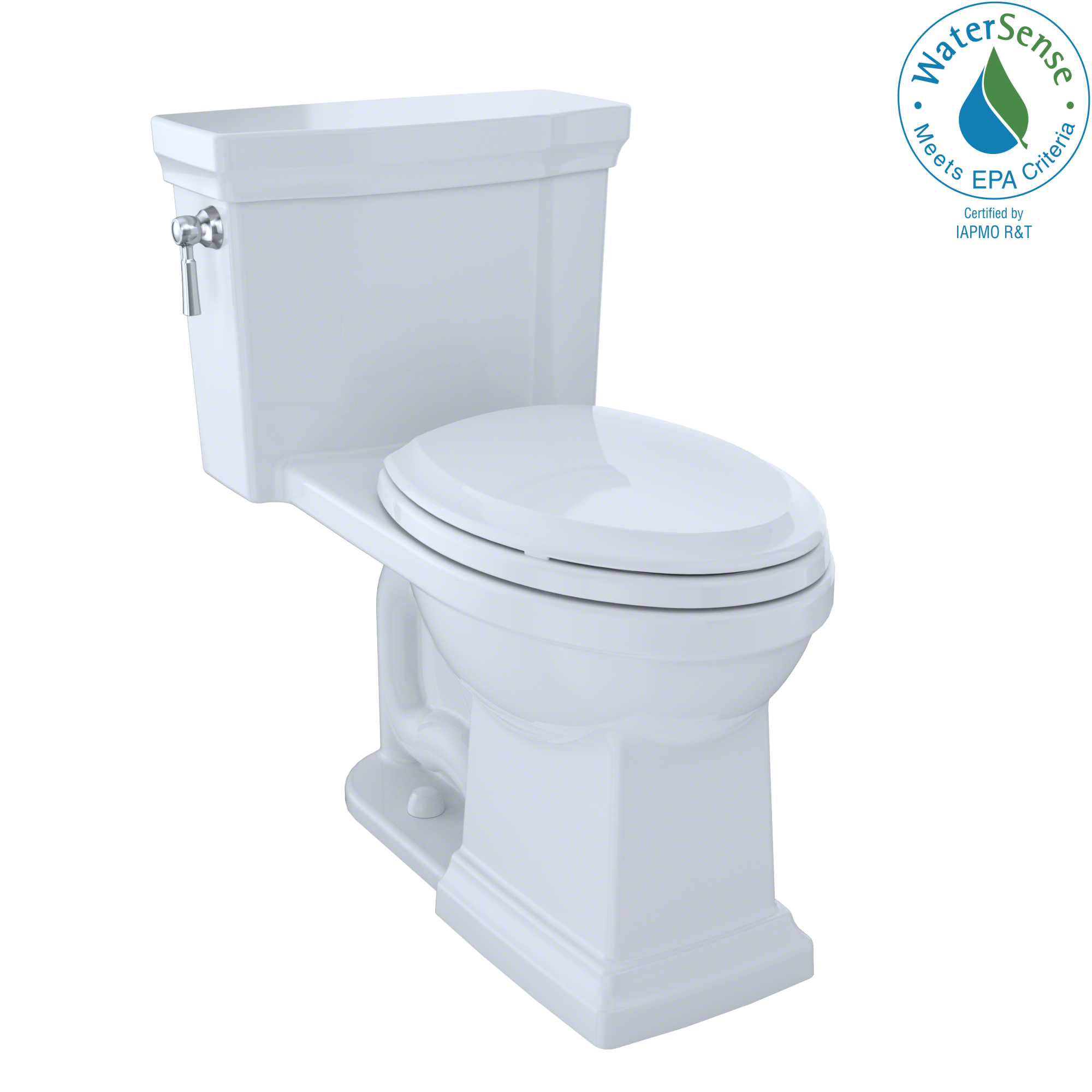 TOTO MS814224CEFG#01 Promenade Ii One-Piece Elongated 1.28 Gpf Universal Height Toilet With Cefiontect - Cotton White