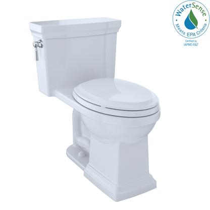 TOTO MS814224CEFG#01 Promenade Ii One-Piece Elongated 1.28 Gpf Universal Height Toilet With Cefiontect - Cotton White