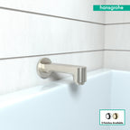 HANSGROHE 14413821 Metris S Tub Spout - Brushed Nickel