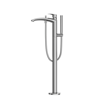 TOTO TBG09306U#CP Gm Single-Handle Free Standing Tub Filler With Handshower - Polished Chrome