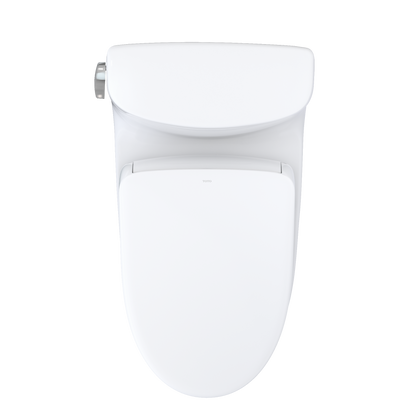 TOTO MW6344726CEFG#01 Washlet+ Supreme Ii One-Piece Elongated 1.28 Gpf Toilet And Washlet+ S7 Contemporary Bidet Seat - Cotton White
