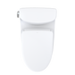 TOTO MW6344736CEFG#01 WASHLET+ Supreme II One-Piece Elongated 1.28 GPF Toilet and WASHLET+ S7A Contemporary Bidet Seat , Cotton White