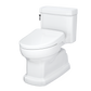 TOTO MW9744734CEFGA#01 WASHLET+ Eco Guinevere Elongated 1.28 GPF Universal Height Toilet , Cotton White